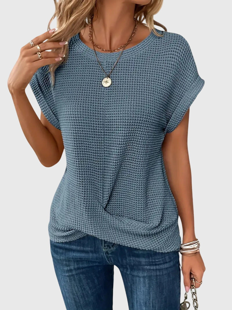 Victoria | Elegant Blouse with Crew Neck