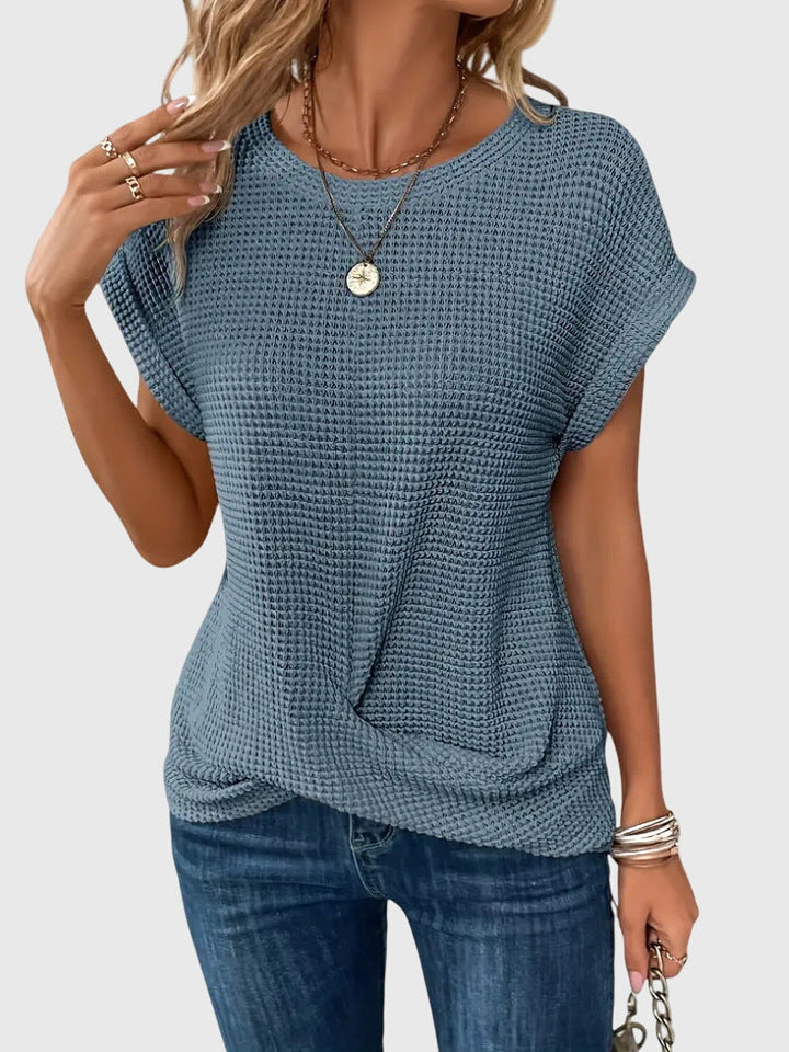 Victoria | Elegant Blouse with Crew Neck