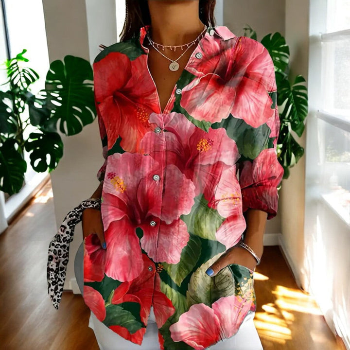 Kirsten - Timeless Floral Blouse