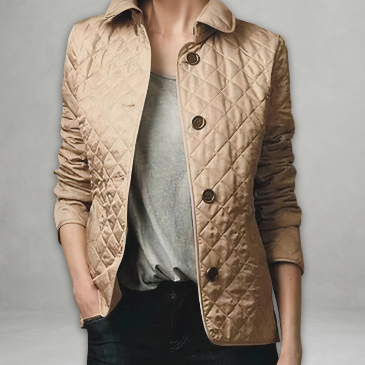 Evelyn - Elegant Silk-Cotton Jacket