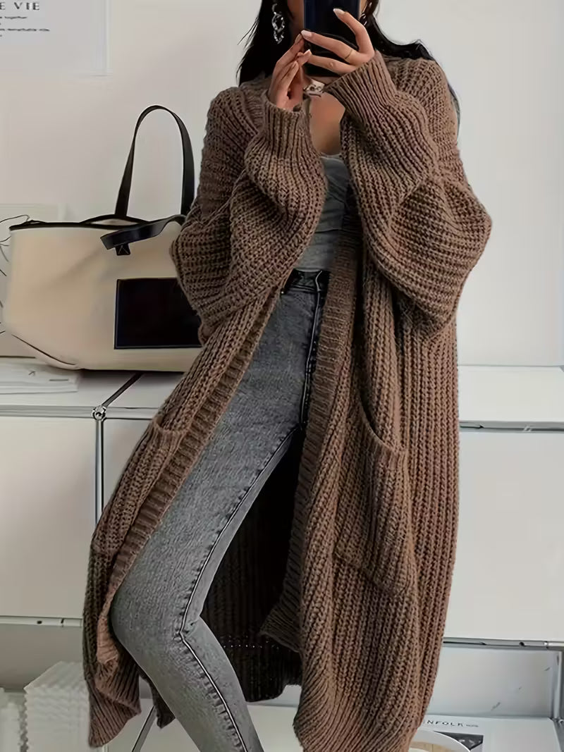 Claire™| Long Knitted Cardigan Women