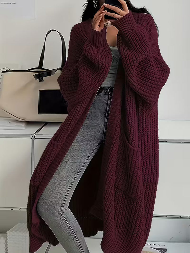 Claire™| Long Knitted Cardigan Women