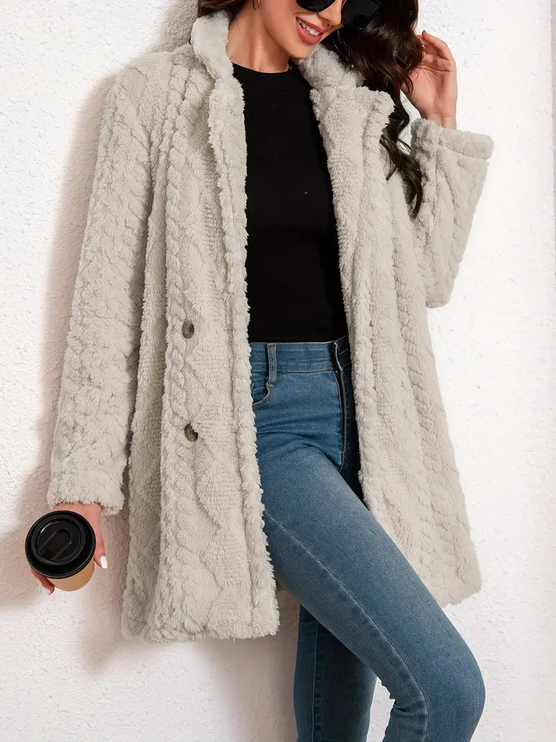 Léa - Cozy Faux Fur Coat