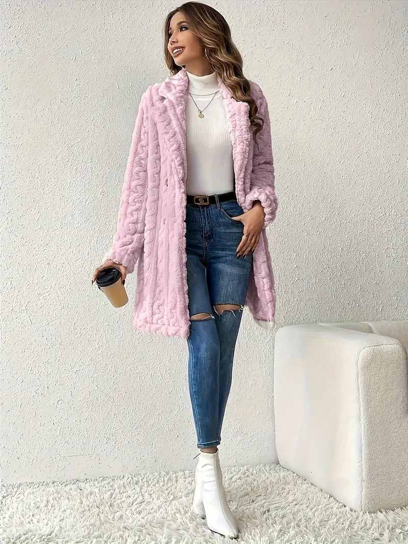 Léa - Cozy Faux Fur Coat