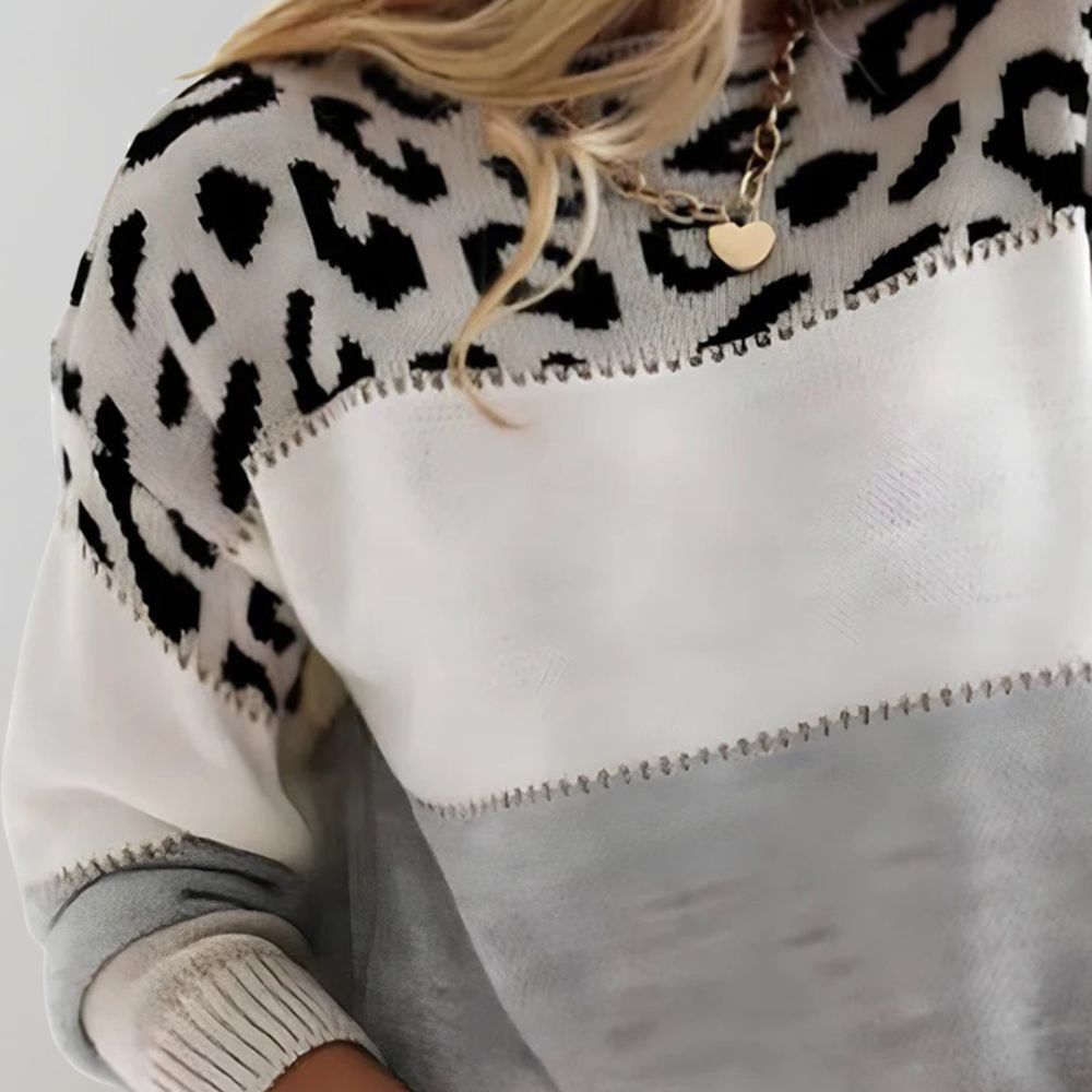 Claire™ | Leopard Print Jumper
