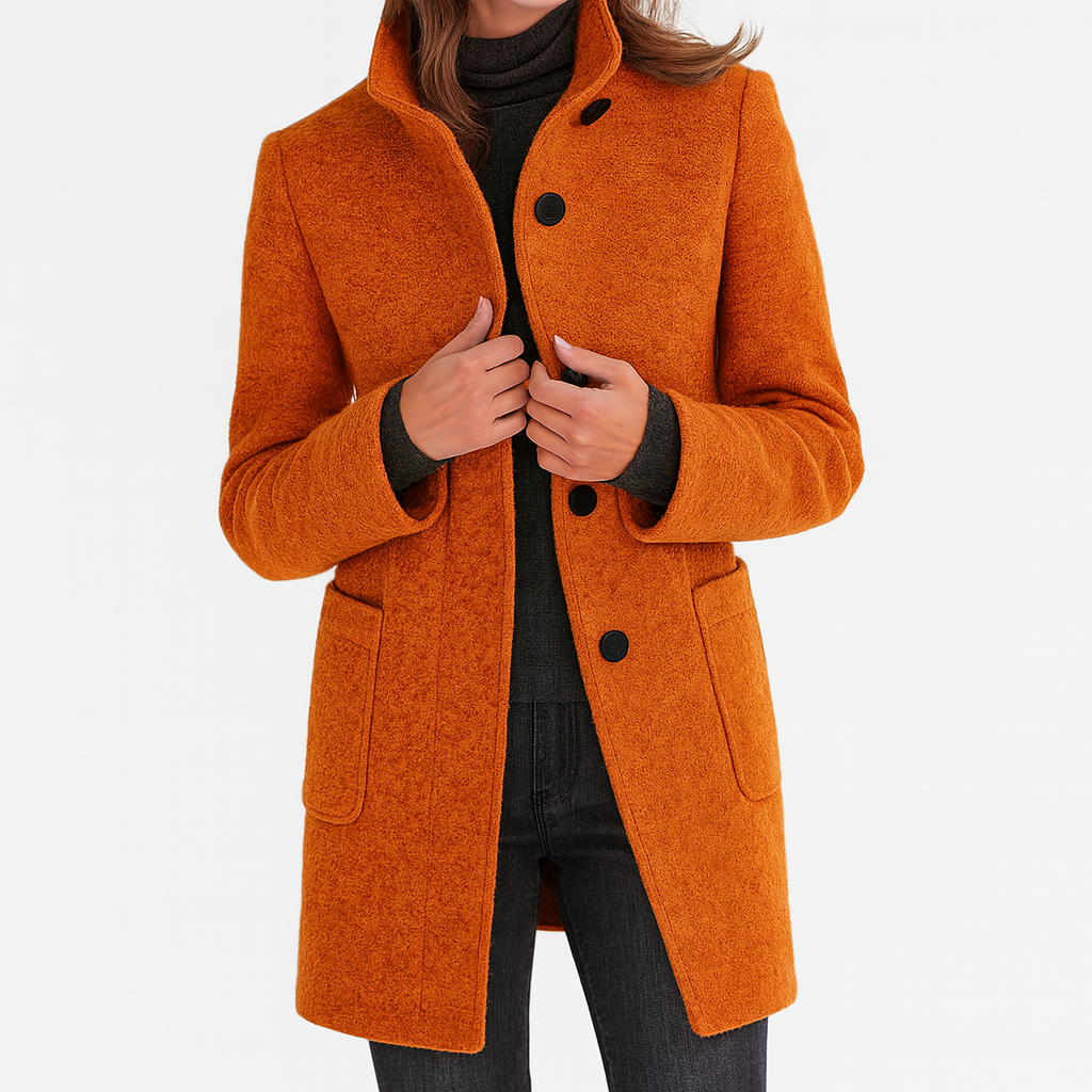 Marionne - Elegant Wool Blend Jacket