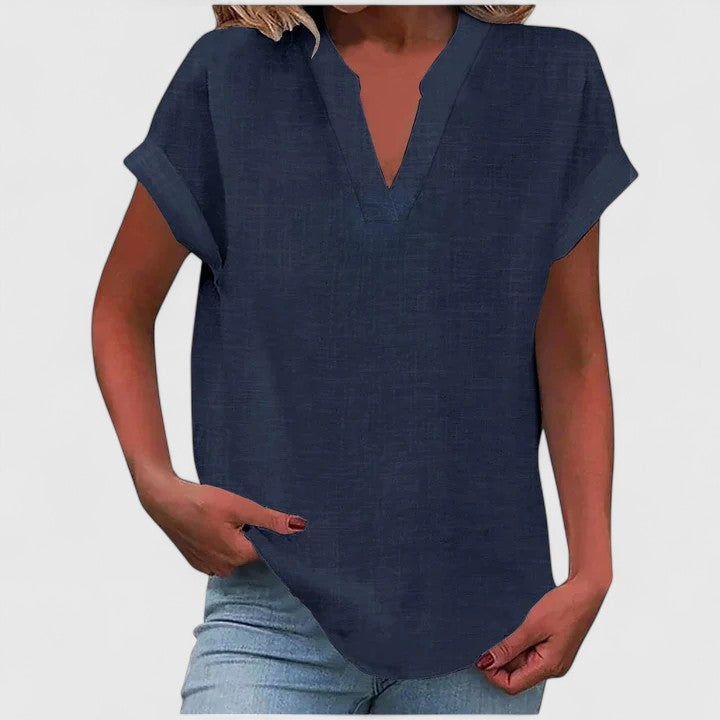 Victoria | Comfortable V-Neck Blouse