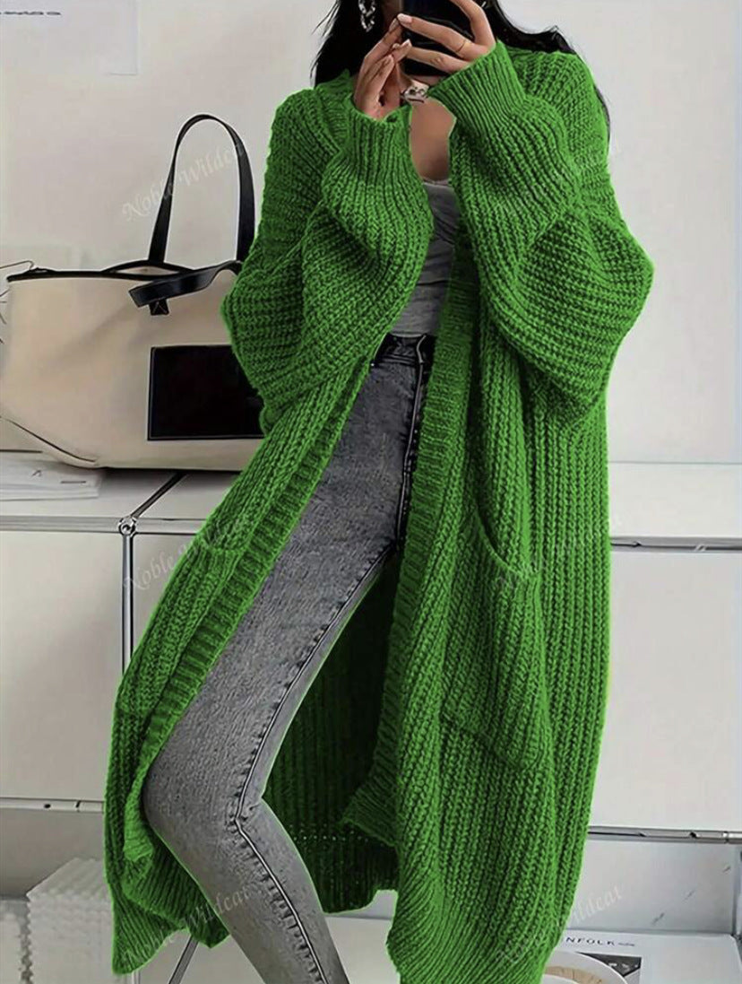 Claire™| Long Knitted Cardigan Women