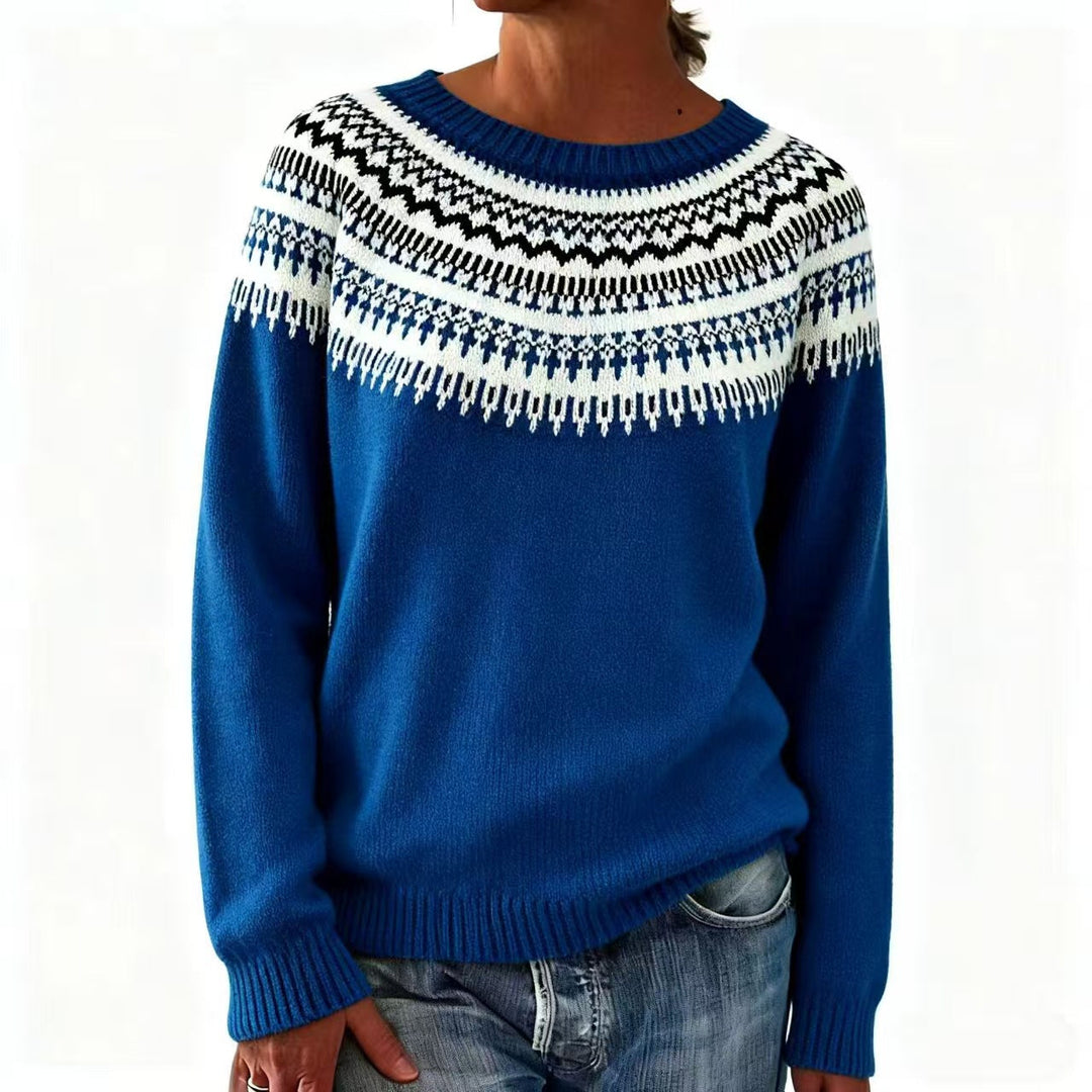 Claire™ | Winter Pattern Sweater