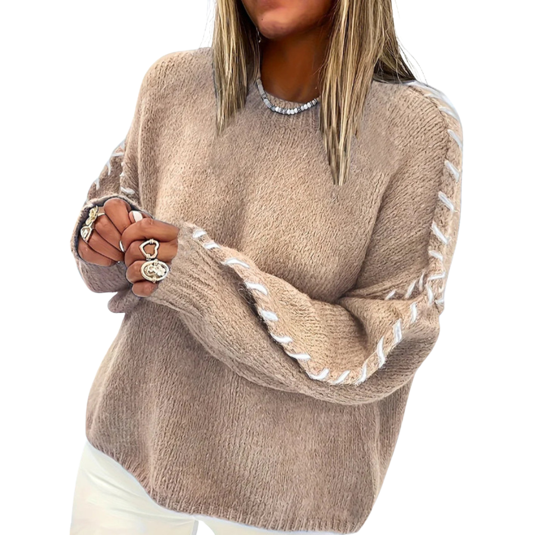 Claire™ | Frost Weave Sweater