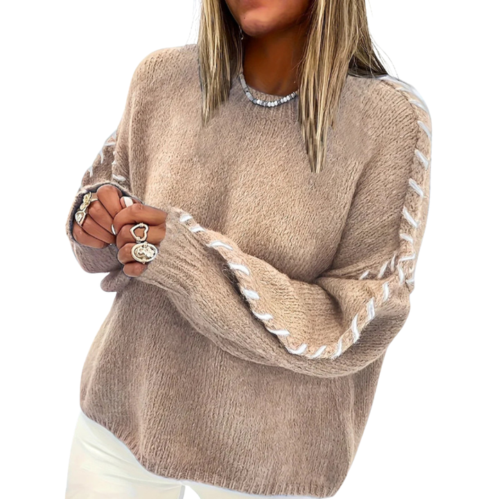 Claire™ | Frost Weave Sweater
