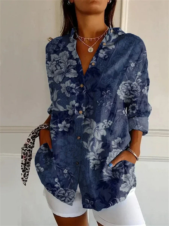 Gwen - Versatile Floral Blouse