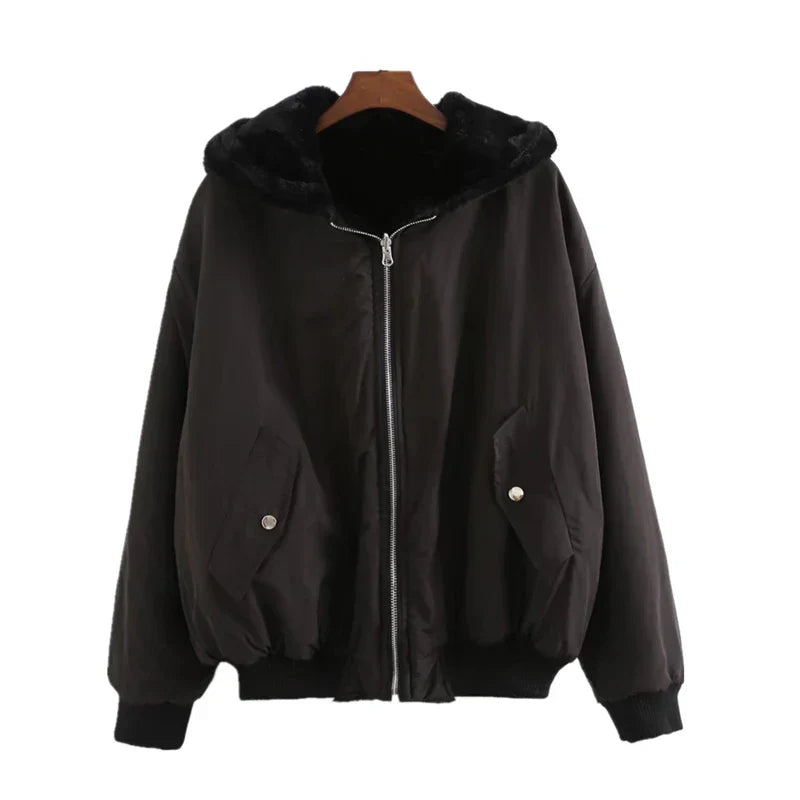 Anne - Reversible Winter Bomber Jacket
