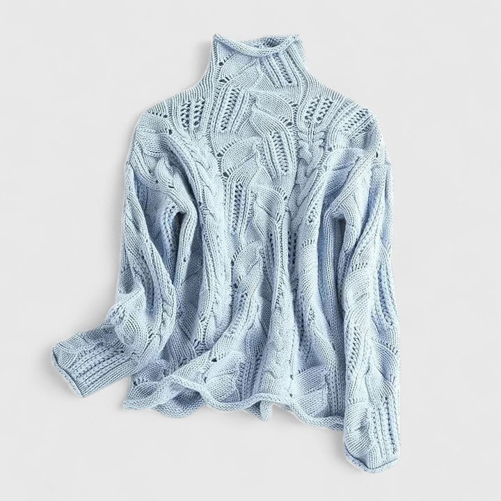 Rielle - Cozy Cable Knit Sweater