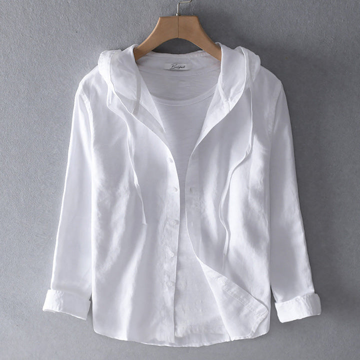 Celest - Casual Spring Hooded Blouse