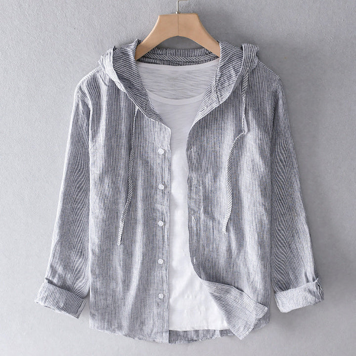 Celest - Casual Spring Hooded Blouse